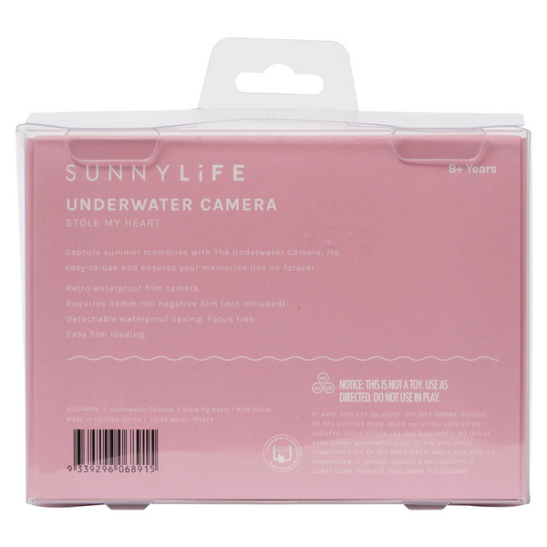 Sunnylife Underwater Camera - Stole my Heart Pink Floral