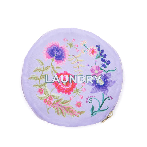 Miamica Round Laundry Bag-Folklore Floral
