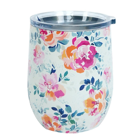 Mary Square Stemless Wine Glass with Lid - Savannah