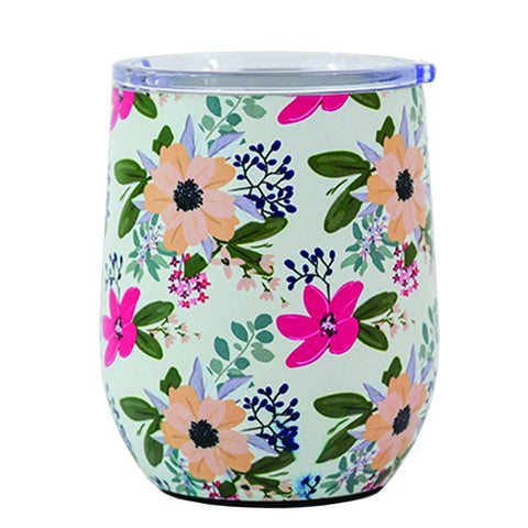 Mary Square Stemless Wine Glass with Lid - Amelia