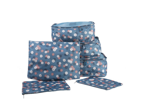 Mad Style Packing Cubes Blue Meadow 6 Piece Set
