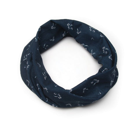 Banded Infinity Headwrap Summer Night Navy Blue Headband