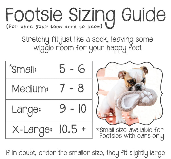 Faceplant Dreams Cat Slipper Footsies - Meow