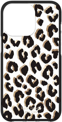 Incipio for Kate Spade Compatible with iPhone 13 Pro from Apple – City Leopard Black