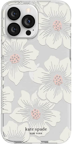 Incipio for Kate Spade Compatible with iPhone 13 Pro Max from Apple – HollyHock Floral Clear