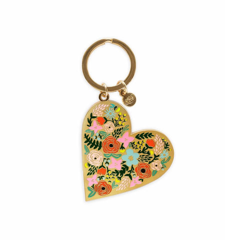 Rifle Paper Co. Keychain - Floral Heart