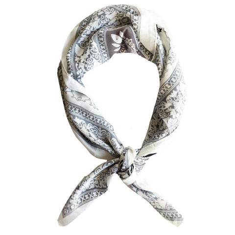 Headbands of Hope - Beautiful Headscarves - Paisley princess Scarf in Taupe - Headbands for a Cause (Taupe)