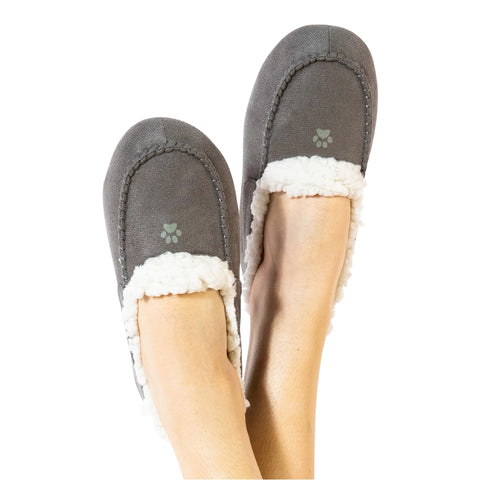 Faceplant Dreams Vegan Suede Moccasins - Precious Paw