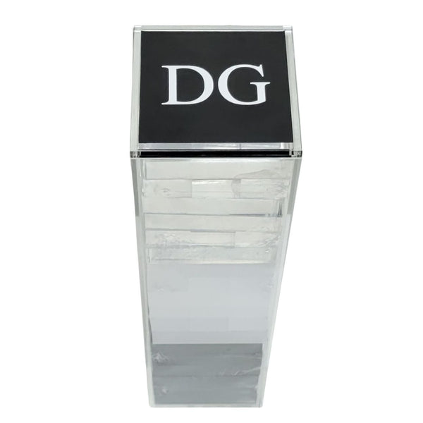 SunnyLIFE Personalized Lucite Jumbling Tower | Limited Edition Whiskey Noir