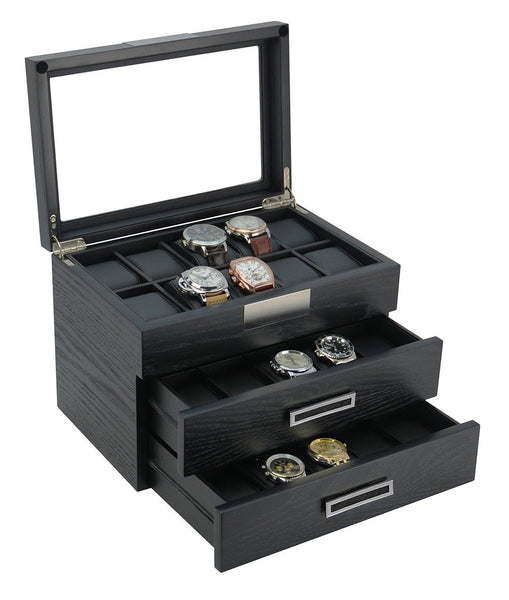 Women's Leather Jewelry Box in Black by Quince