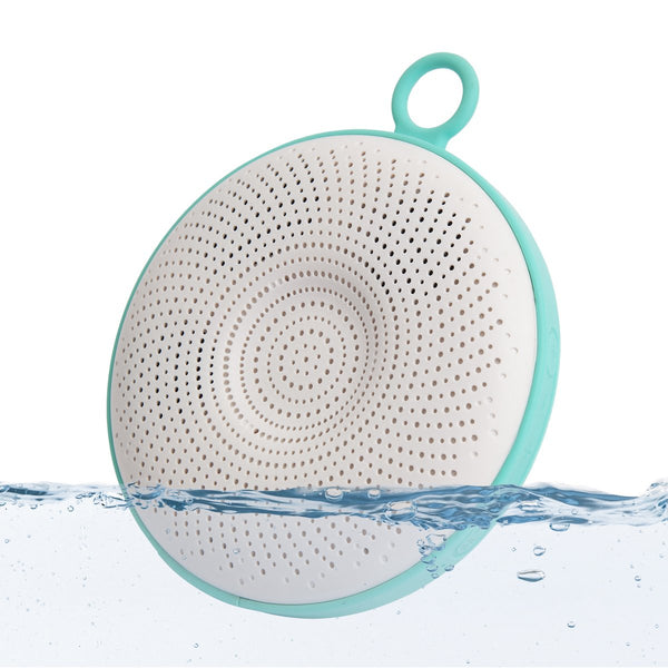 SunnyLIFE Pool Bluetooth Speaker - White & Turquoise