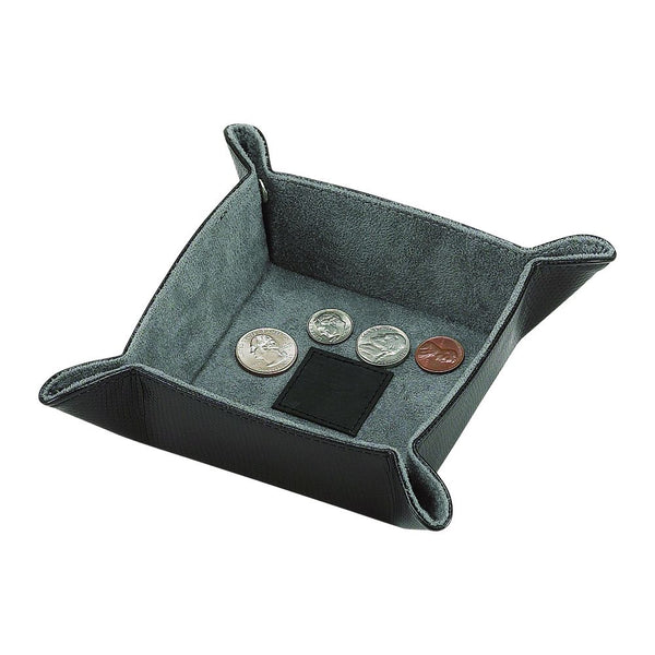 Creative Gifts Snap Black Catchall Keys Phone Jewelry Wallet Coins Valet Tray