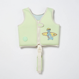 SunnyLIFE Float Swim Vest 1-2 O Shred Turtle Aqua