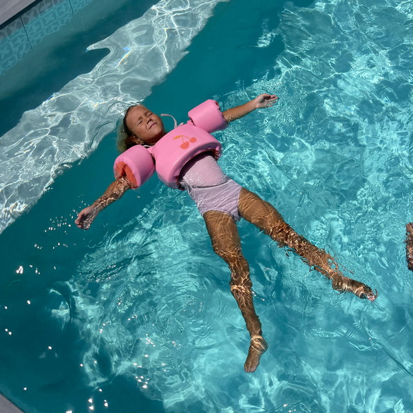 Sunnylife Toddler Puddle Jumper Floatie Jacket 3-6 Sammy Cotton Candy Cherry