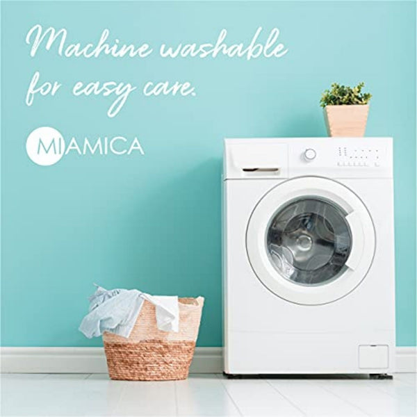 Miamica Slate "Wash, Dry, Fold, Repeat" Travel Expandable Laundry Bag