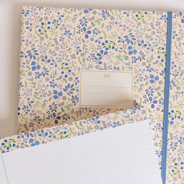 Karen Adams Folio Notepad with Closure Strap