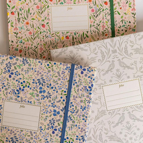 Karen Adams Folio Notepad with Closure Strap