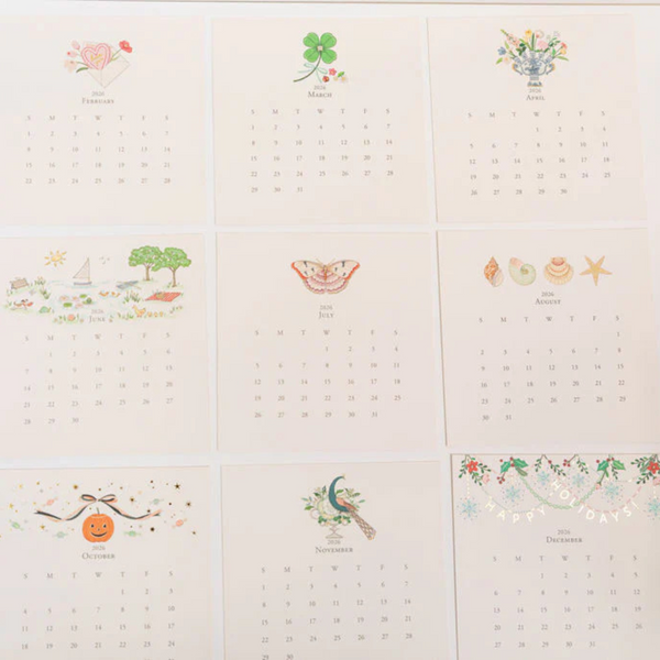 Karen Adams 2026 Desk Calendar Classic Refill Supplement