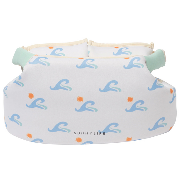 Sunnylife Toddler Puddle Jumper Floatie Jacket 3-6 Sammy The Seagull Blue Wave