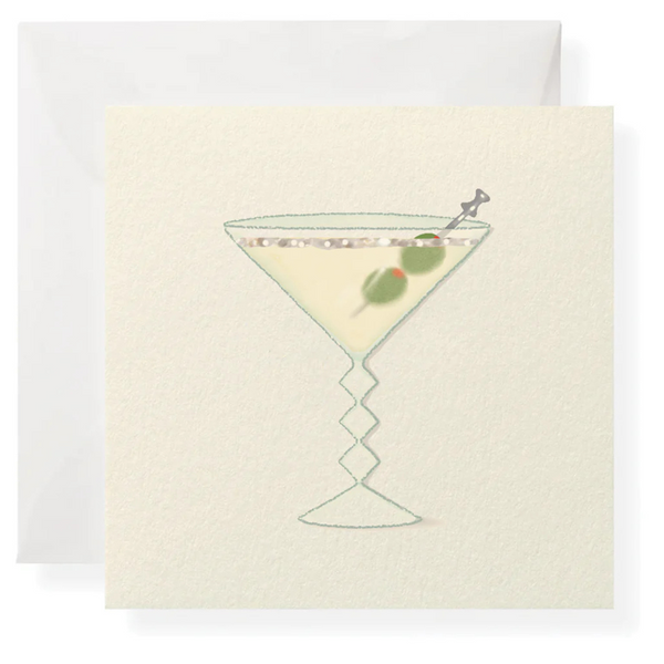 Karen Adams Gift Enclosure Box of 8 Assorted Cards with Envelopes - Cocktails
