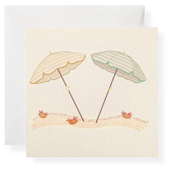 Karen Adams "Beach" Gift Enclosure Box of 8 Assorted Cards with Vellum Envelopes