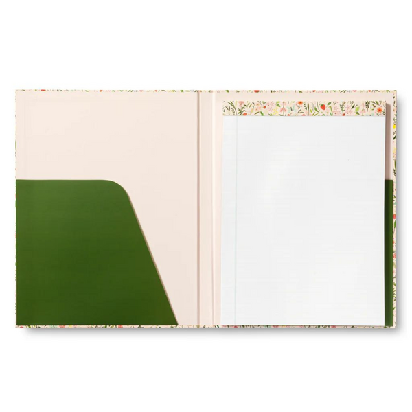 Karen Adams Folio Notepad with Closure Strap