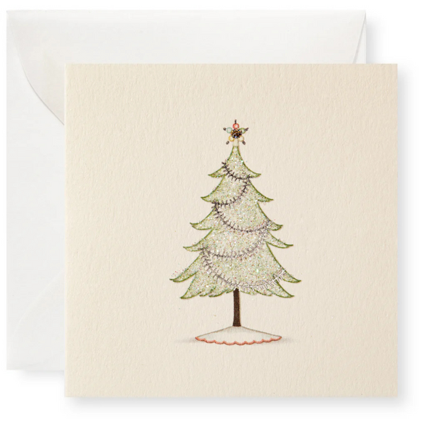 Karen Adams "Joyeux Noel" Gift Enclosure Box of 8 Assorted Cards with Vellum Envelopes