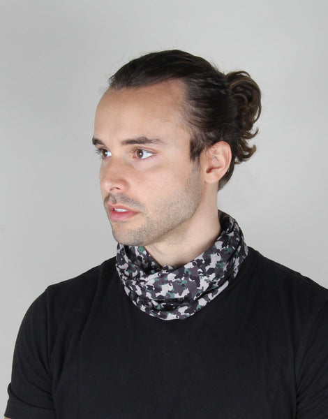Banded Infinity Headwrap Bandana Man Camo Print Headband