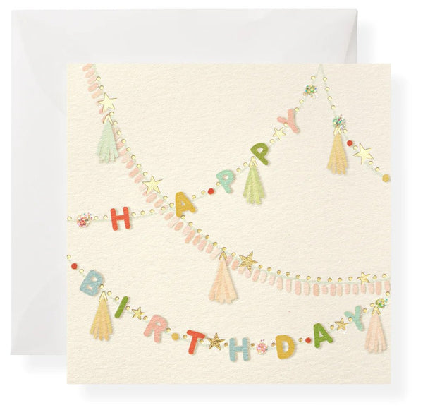 Karen Adams "Happy Birthday" Gift Card Enclosure Box of 8 Assorted Cards with Envelopes