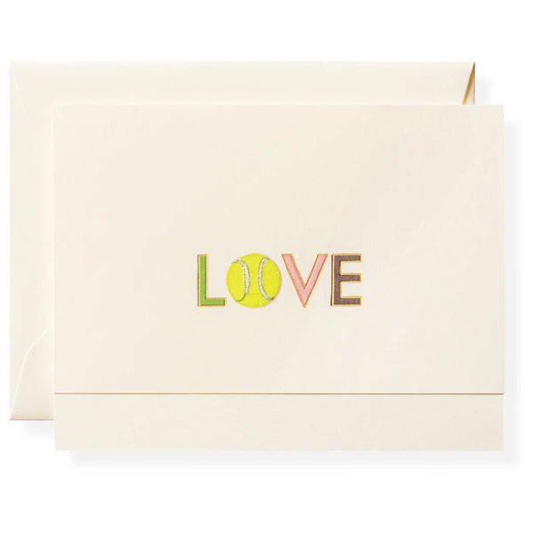 Karen Adams Box of 8 "Tennis" Notecards with Matching Envelopes