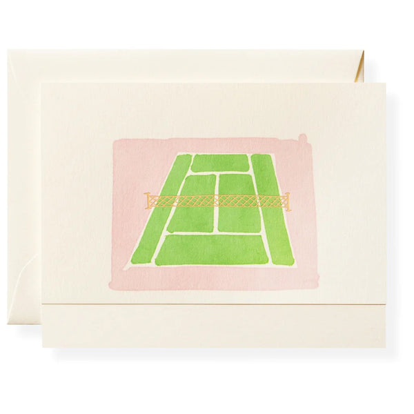 Karen Adams Box of 8 "Tennis" Notecards with Matching Envelopes
