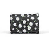 Miamica Women's Snap Pill Case - Black Daisy Floral