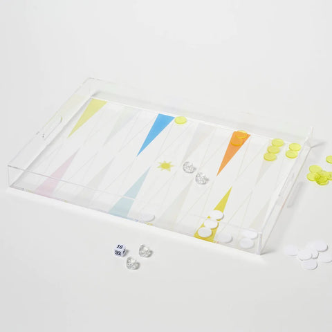 Sunnylife Cocktail Tray Backgammon Utopia