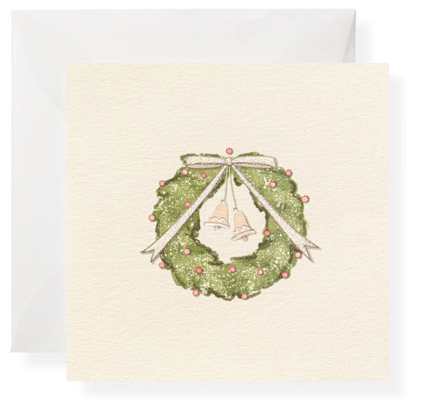 Karen Adams Sugarplum Gift Enclosure Box of 8 Assorted Christmas Cards with Vellum Envelopes