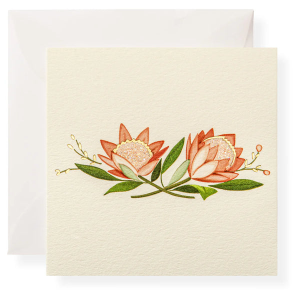 Karen Adams "Flourish" Gift Enclosure Box of 8 Assorted Cards with Envelopes