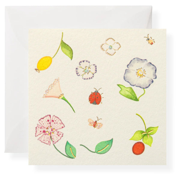 Karen Adams "Garden Variety" Gift Enclosure Box of 8 Assorted Cards with Envelopes