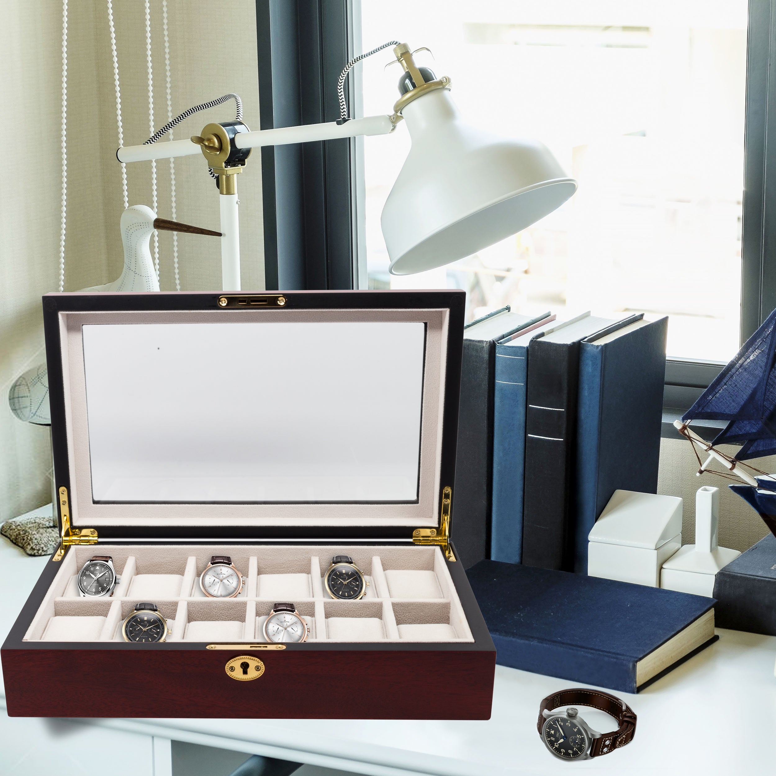 Personalised watch hotsell display case