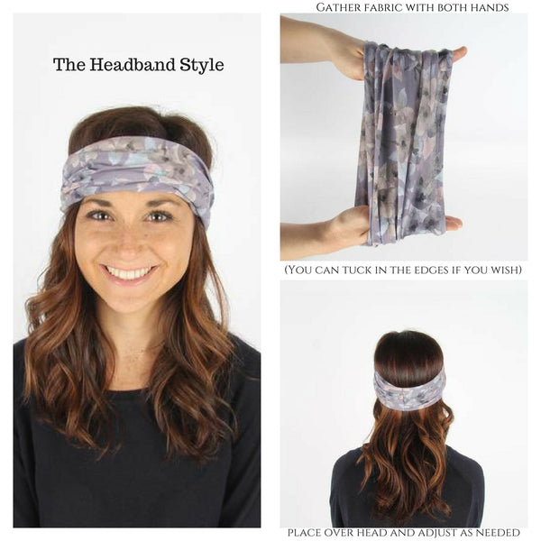 Banded Infinity Headwrap Summer Night Navy Blue Headband