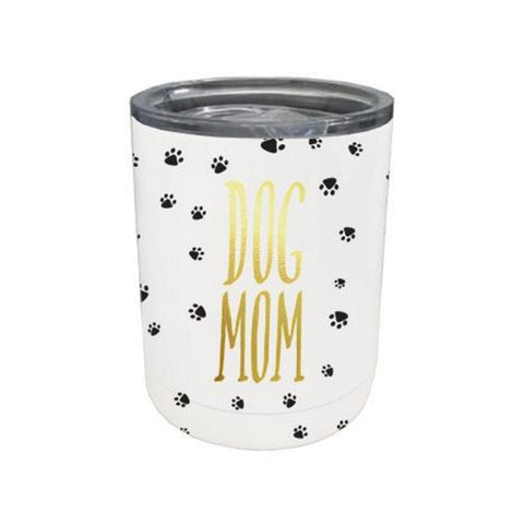 Mary Square Stemless  Coffee Tumbler with Lid - Dog Mom