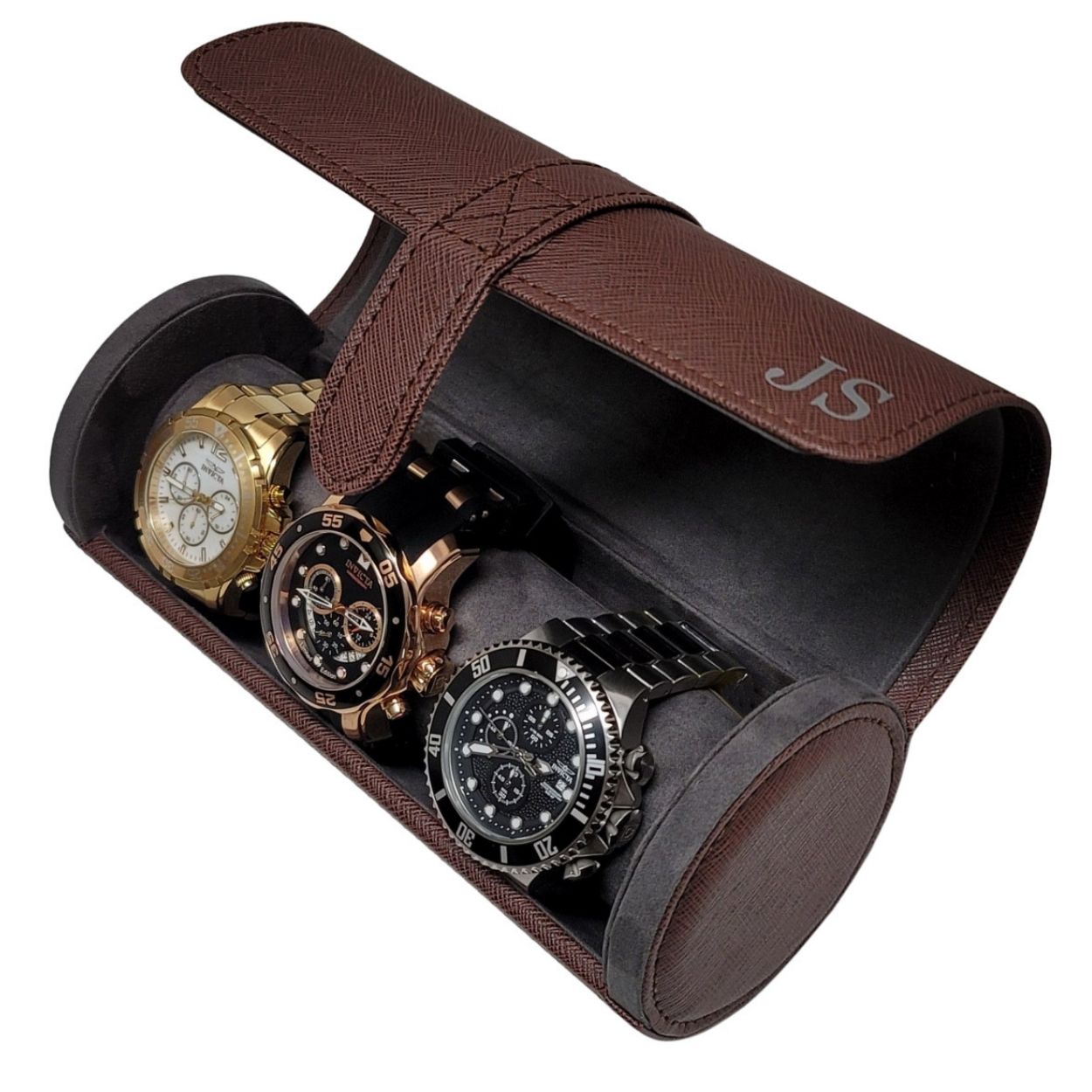 Monogram Watch Travel Watch Roll Case