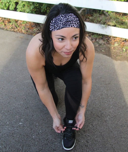 Banded Infinity Headwrap Bandana Leopard Print Headband