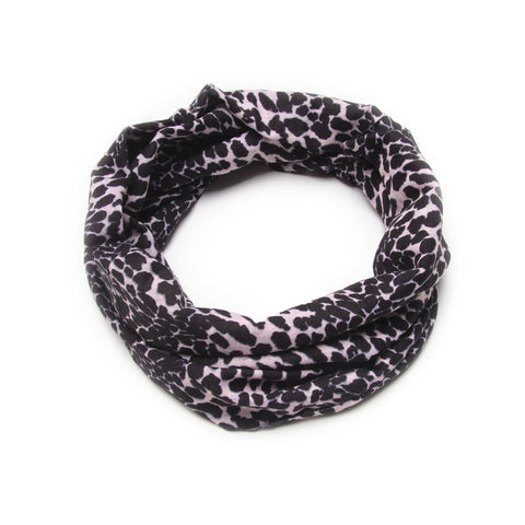 Banded Infinity Headwrap Bandana Leopard Print Headband