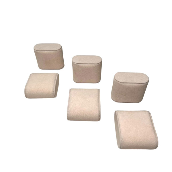 6 Beige Large Watch Pillows for Oversized Watch Cases