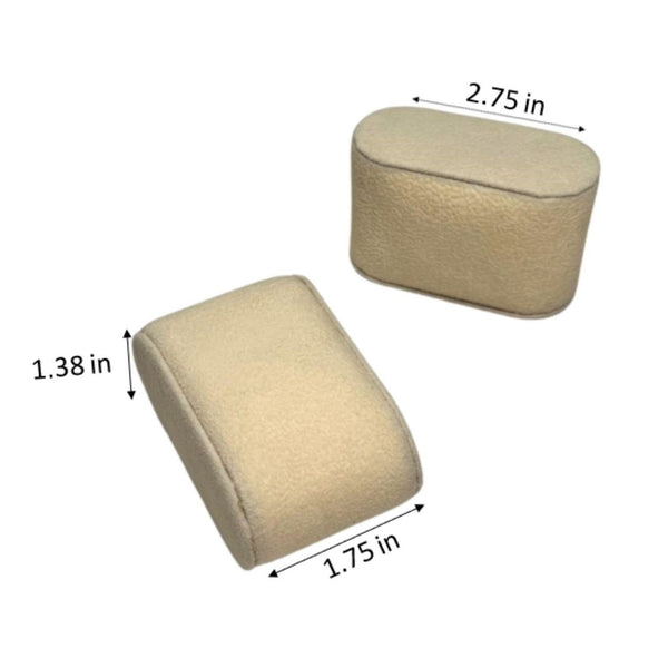 6 Beige Watch Pillows for Watch Cases
