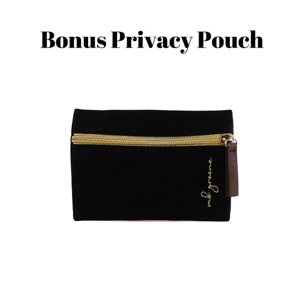 MB Greene Designer Clear Stadium Approved Hinged Purse Leopard Trim Cross Body Bag with Chain for Concerts and Sporting Events