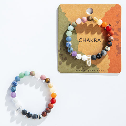 GeoCentral Crystal Point Chakra Bracelet