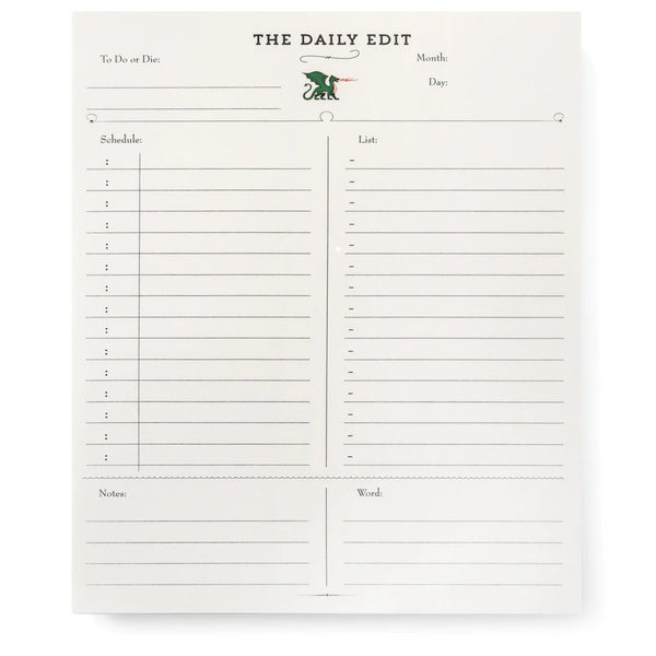 Karen Adams Notebook - The Daily Edit Notepad