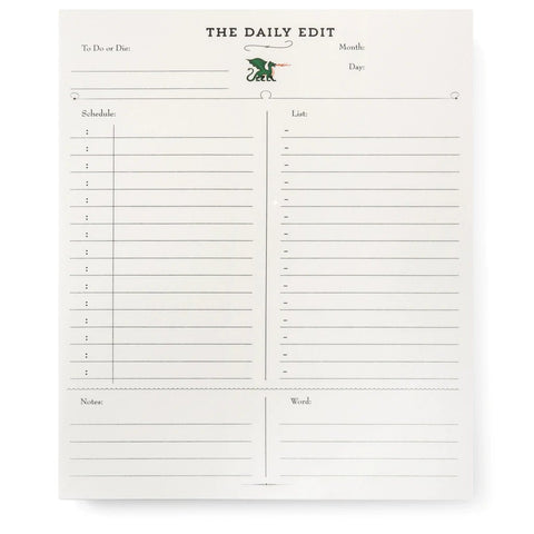 Karen Adams Notebook - The Daily Edit Notepad