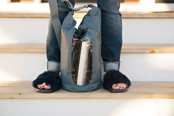 NOD Products Fully Waterproof Lightweight 10L Dry Bag - Charcoal Grey