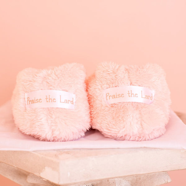 Faceplant Dreams Slipper Footsies - "Praise the Lard"